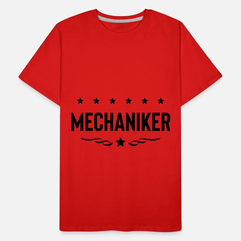 Mechaniker Beruf Männer Premium Bio T-Shirt