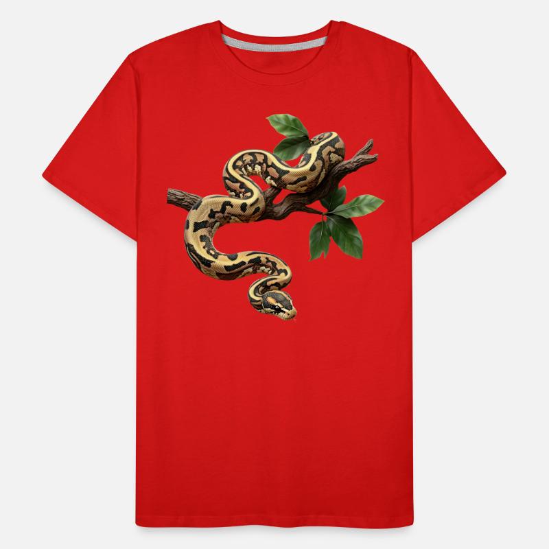 King Python Snakes Lover Terrarium Python Men's Premium Organic T-Shirt
