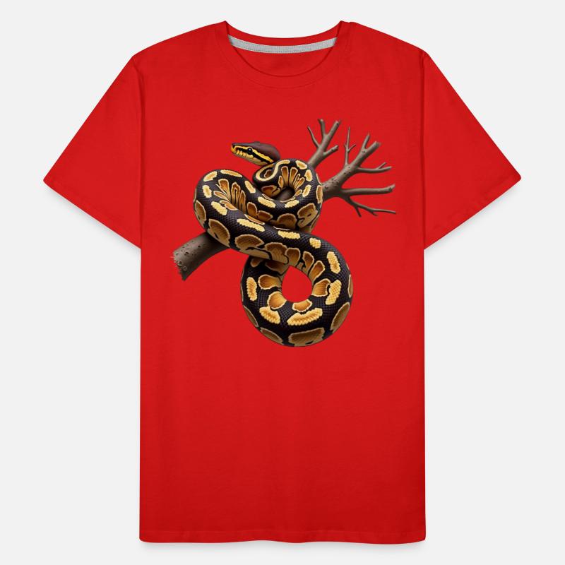 King Python Snakes Lover Terrarium Python Men's Premium Organic T-Shirt