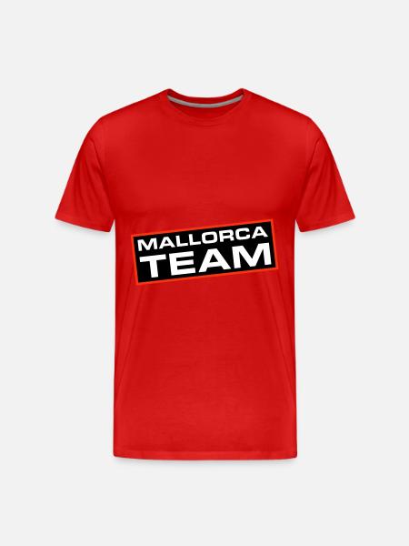 Mallorca Team - Men's Premium Organic T-Shirt - red