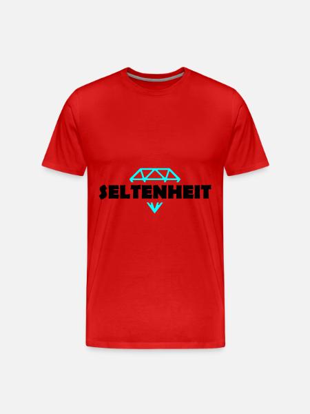 Seltenheit Unikat - Männer Premium Bio T-Shirt - Rot