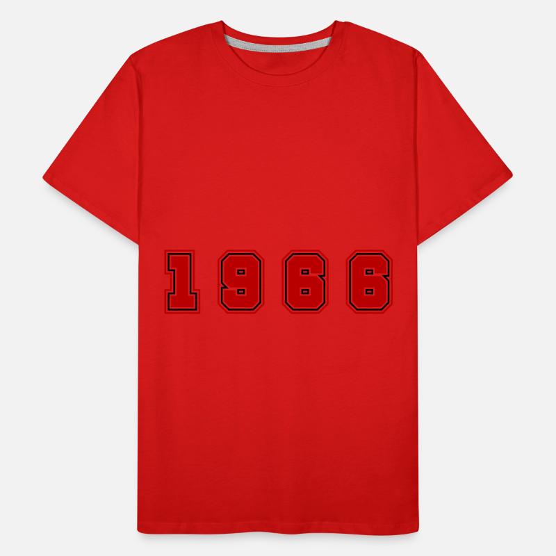1966 Year Number Men's Premium Organic T-Shirt