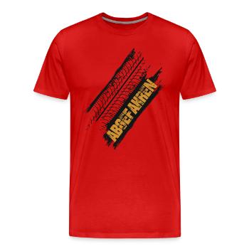 Rally Motorsport MTB - Men's Premium Organic T-Shirt - red - Front - Damien (186cm)