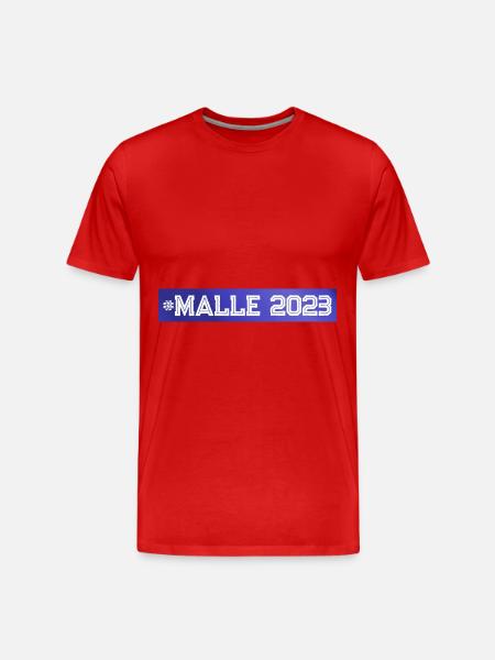 Malle 2023 - Men's Premium Organic T-Shirt - red