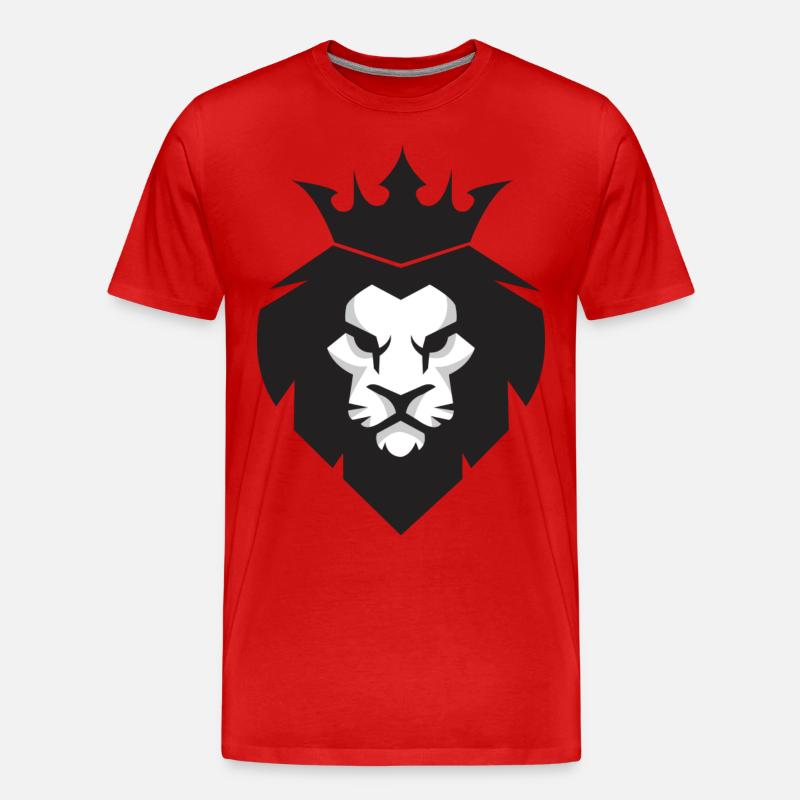DER PRINZ - Männer Premium Bio T-Shirt - Rot