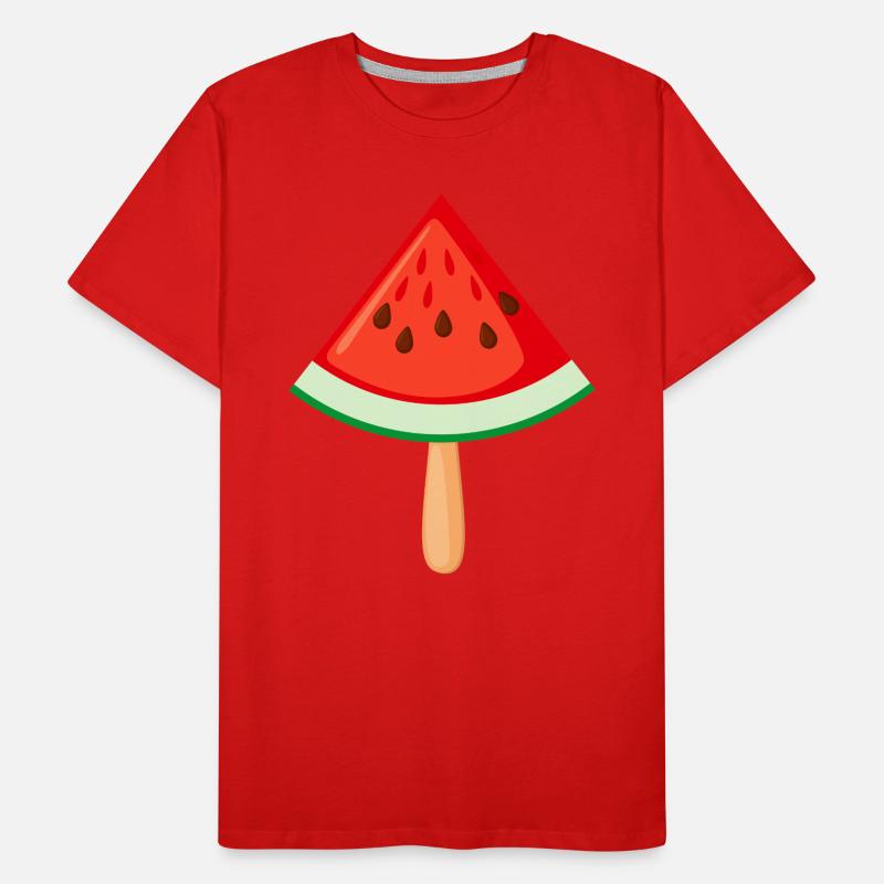 Une crème glacée à la pastèque aux fruits et à la pastèque T-shirt bio Premium Homme