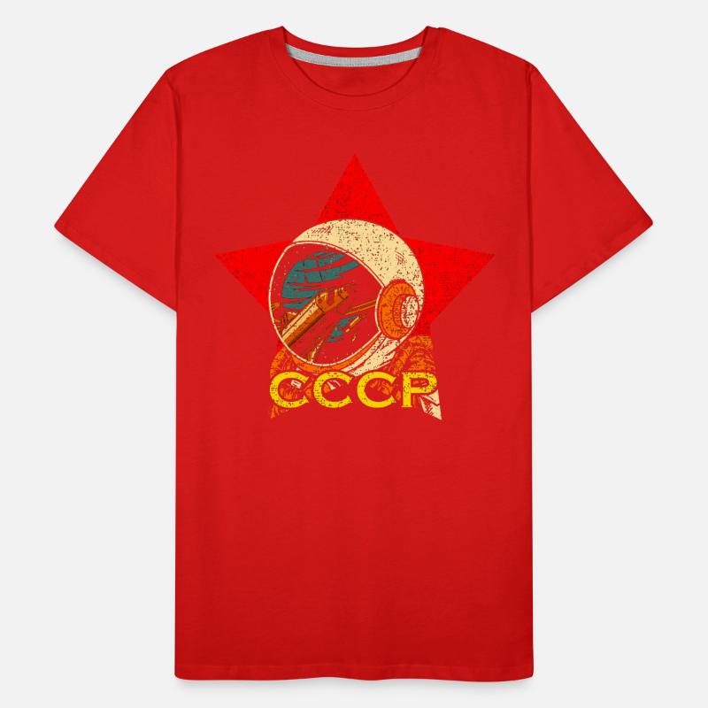 Soviet Union Space Men's Premium Organic T-Shirt