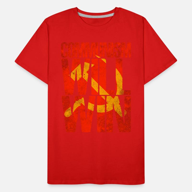 Kommunismus wird siegen Männer Premium Bio T-Shirt