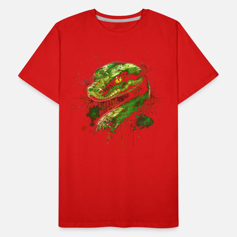 Serpent T-shirt bio Premium Homme