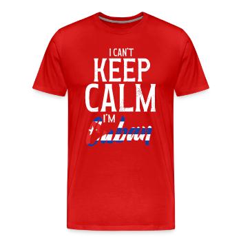 Kubaner - Lustiger Spruch - Männer Premium Bio T-Shirt - Rot - Vorne - Damien (186cm)