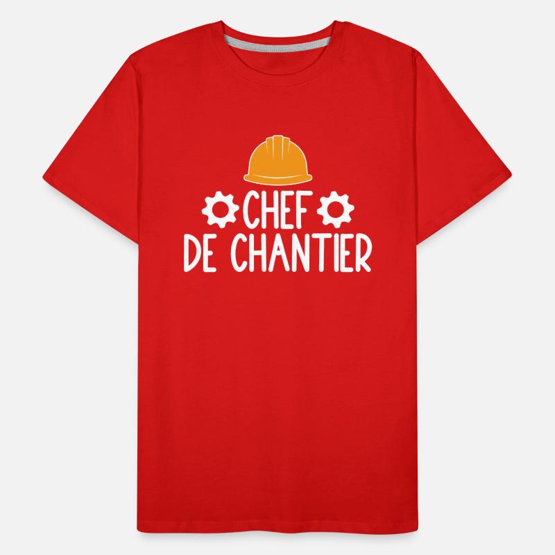 Chef De Chantier T-shirt bio Premium Homme