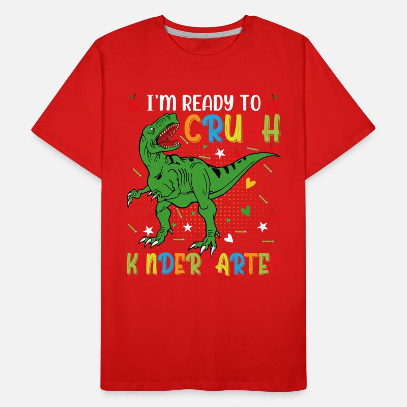 Ich bin bereit, den Kindergarten zu zerquetschen Männer Premium Bio T-Shirt