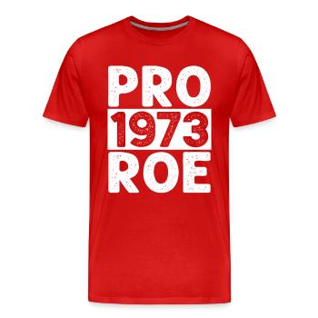 Pro 1973 Roe - T-shirt bio Premium Homme - rouge - Devant - Damien (186cm)