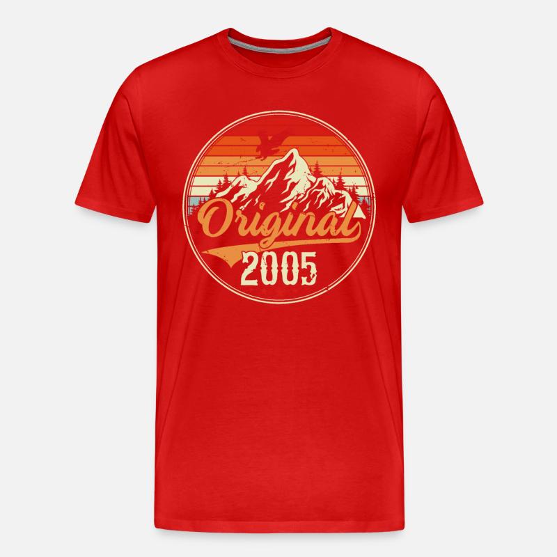 Original 2005 - Männer Premium Bio T-Shirt - Rot