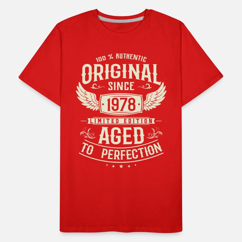 Retro 45. Geburtstagsgeschenk 1978 Männer Premium Bio T-Shirt