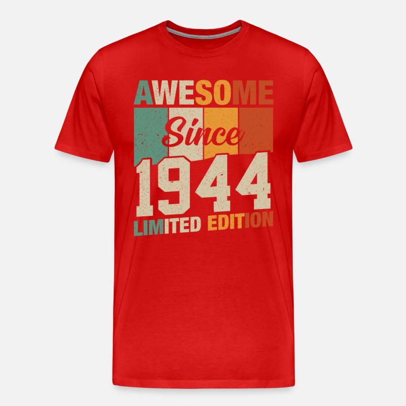 Legenden von 1944 - Männer Premium Bio T-Shirt - Rot