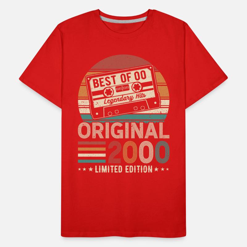 Legendäres 2000 Männer Premium Bio T-Shirt