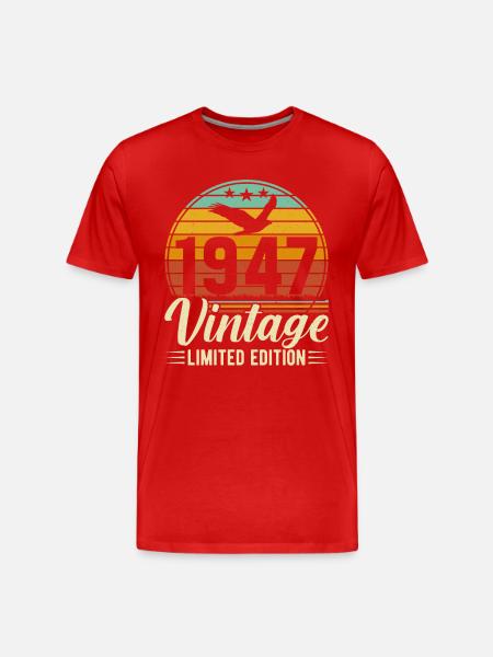 1947 - A legendary masterpiece - Men's Premium Organic T-Shirt - red