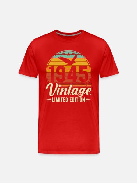 1945 - A timeless masterpiece - Men's Premium Organic T-Shirt - red