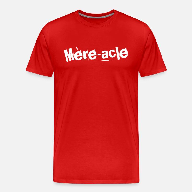 Mère-acle Élégance (Miracle Elegance) - T-shirt bio Premium Homme - rouge