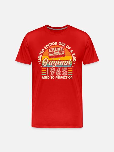 Millésime 1965 Légendes - T-shirt bio Premium Homme - rouge