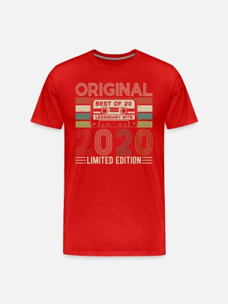 Millésime légendaire 2020 - T-shirt bio Premium Homme - rouge