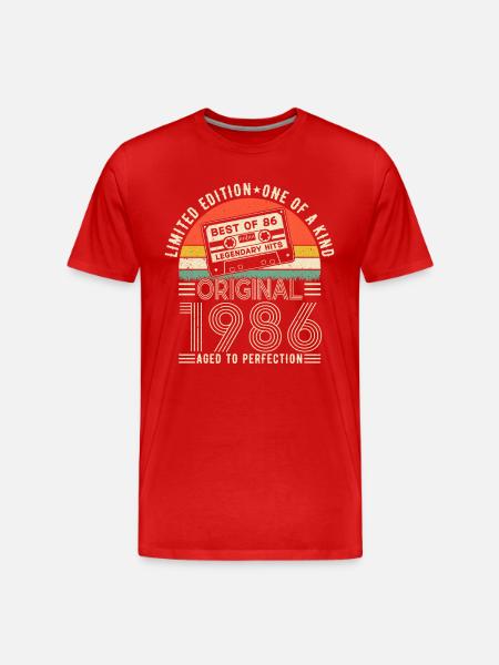 Jubilee Magic 8 years 1986 - Men's Premium Organic T-Shirt - red