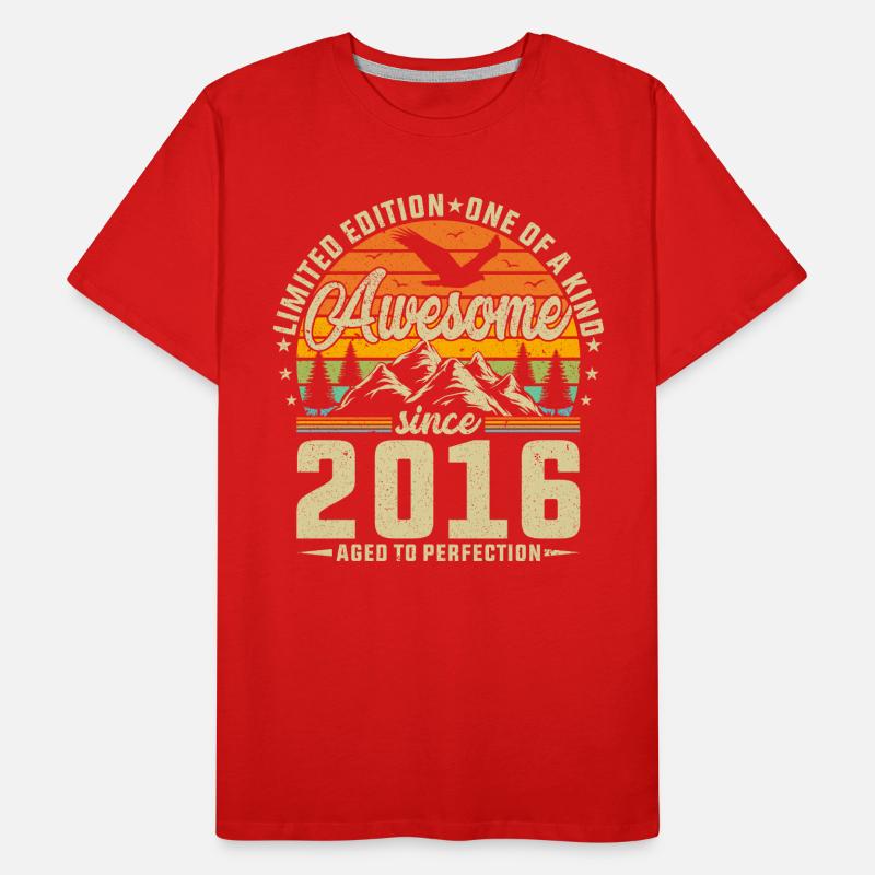Creative 2016 Vintage Retro Design Men's Premium Organic T-Shirt