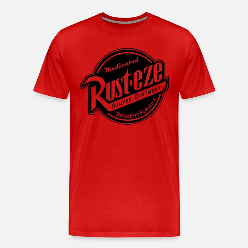 Rusteze Onguent médicamenteux pour pare-chocs Rust-eze, - T-shirt bio Premium Homme - rouge