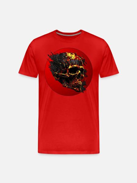 Mystic Skull of Madness - Men's Premium Organic T-Shirt -