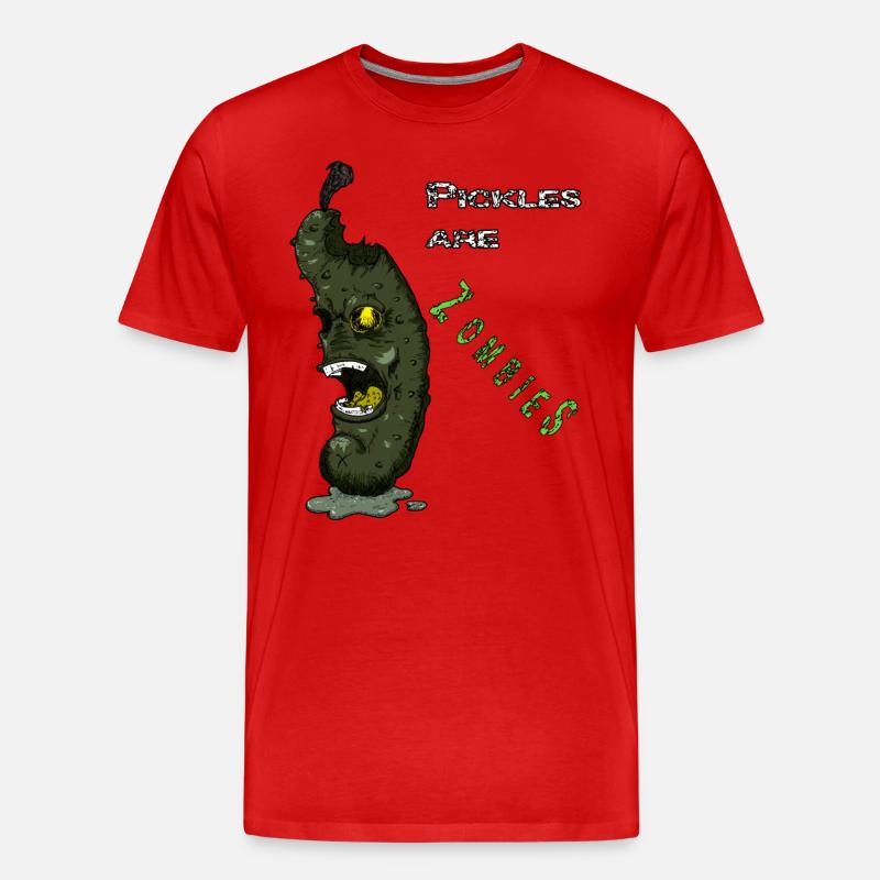 Gurken sind ZOMBIES! - Männer Premium Bio T-Shirt - undefined