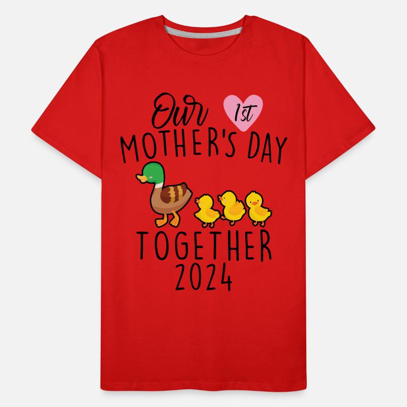 Muttertag Unser erster Muttertag Männer Premium Bio T-Shirt