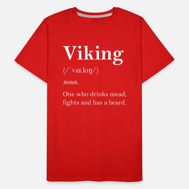 Wikinger Definition Männer Premium Bio T-Shirt