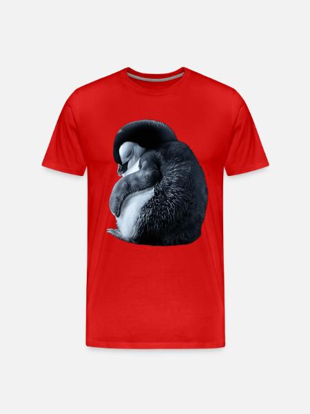 Pingouin - T-shirt bio Premium Homme - rouge