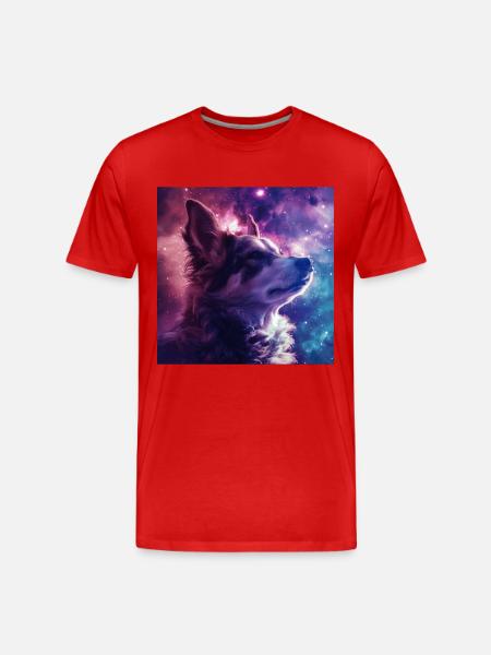 Chien - T-shirt bio Premium Homme - rouge