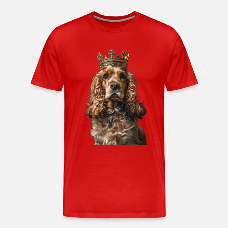 Cocker Spaniel - Männer Premium Bio T-Shirt - Rot
