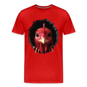 Turquie - T-shirt bio Premium Homme - rouge - Devant - Damien (186cm)