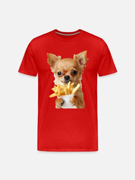 Chihuahua - Men's Premium Organic T-Shirt - red