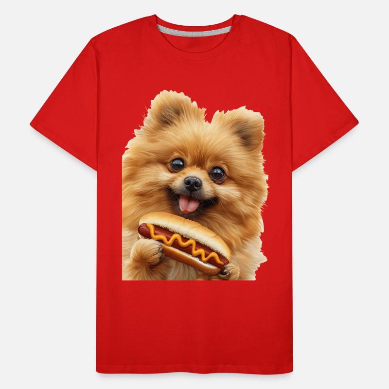 Dwarf spitz Men's Premium Organic T-Shirt
