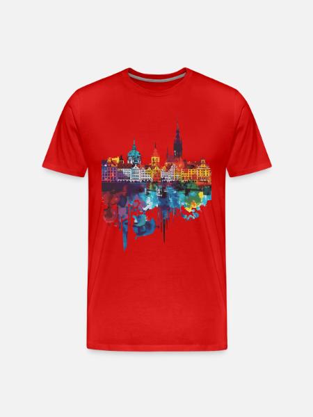 Wroclaw - Men's Premium Organic T-Shirt - red