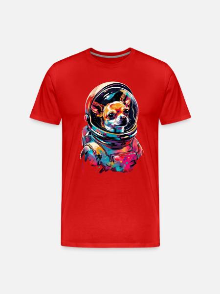 Chihuahua - Männer Premium Bio T-Shirt - Rot