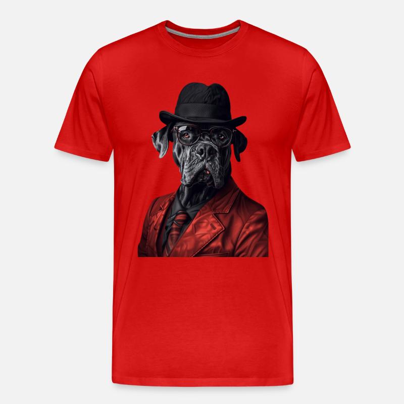 Cane Corso - Männer Premium Bio T-Shirt - Rot