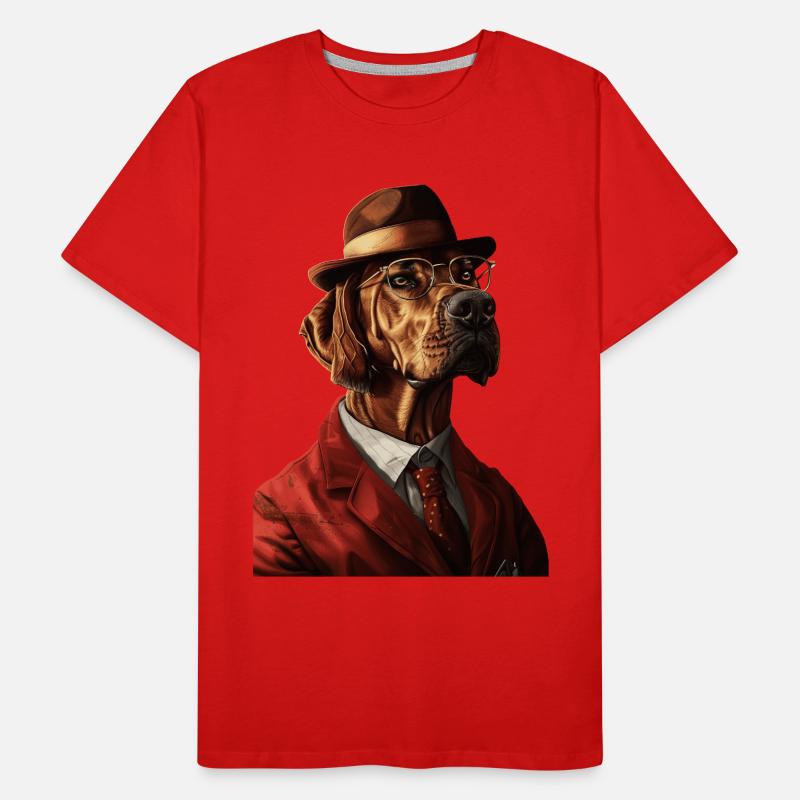 Rhodesian Ridgeback Männer Premium Bio T-Shirt