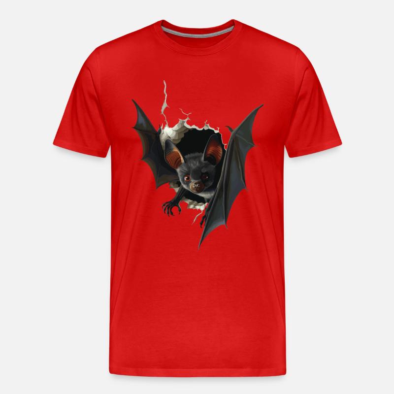 Schläger - Männer Premium Bio T-Shirt - Rot