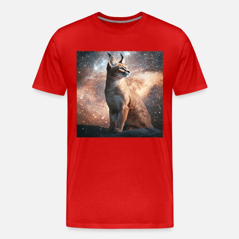 Karakal - Männer Premium Bio T-Shirt - Rot
