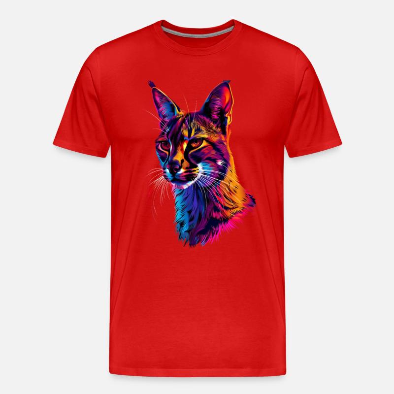 Karakal - Männer Premium Bio T-Shirt - Rot