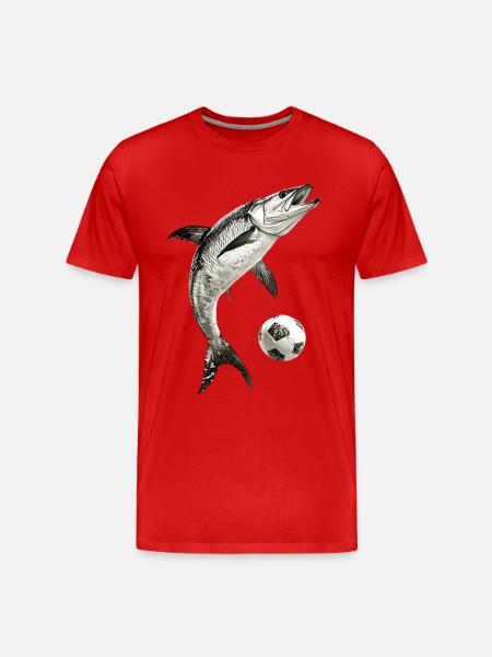 Tarpon - Männer Premium Bio T-Shirt - Rot