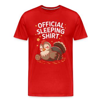 Auerhahn - Männer Premium Bio T-Shirt - Rot - Vorne - Damien (186cm)