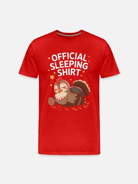 Auerhahn - Männer Premium Bio T-Shirt - Rot