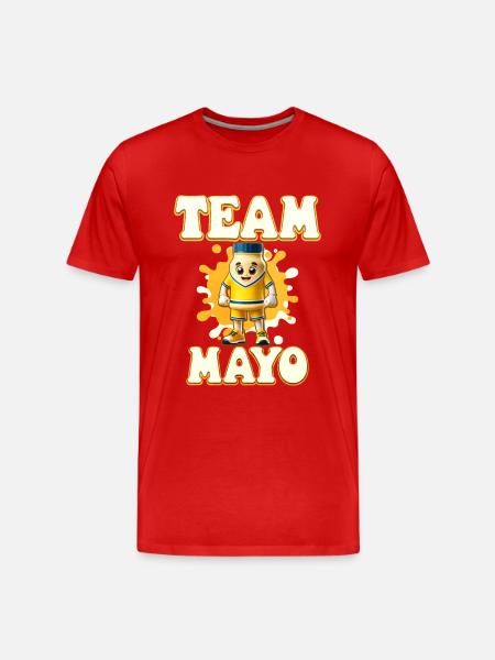 Mayonnaise - Männer Premium Bio T-Shirt - Rot